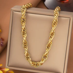 Turnised Gold Chain